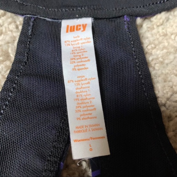 Lucy Athletic Top w/built-in shelf bra - Picture 3 of 6